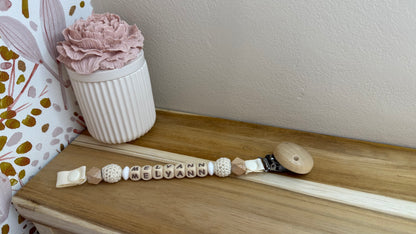 Attache tétine classique en silicone