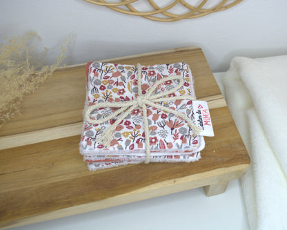 Lot de 7 lingettes lavables