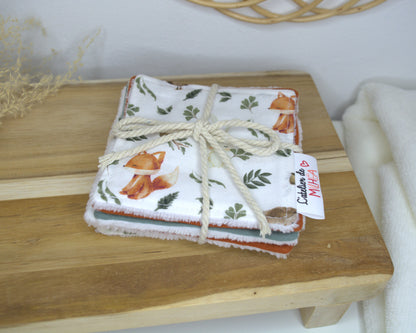 Lot de 7 lingettes lavables