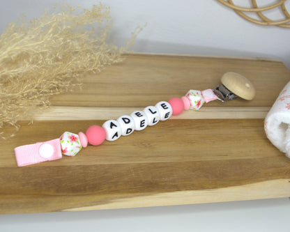 Attache tétine classique en silicone