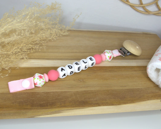 Attache tétine classique en silicone