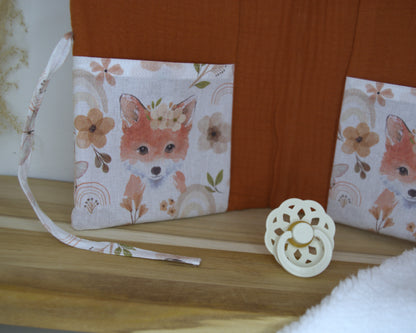 Protège carnet de santé personnalisé - Double gaze